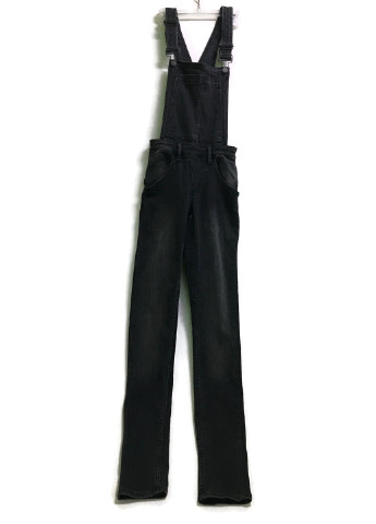 Комбинезон Cheap Monday комбинезон-брюки однотонный тёмно-серый кэжуал хлопок