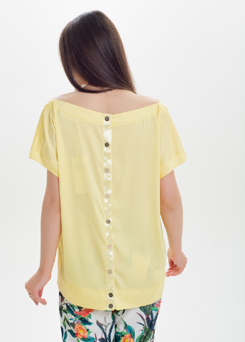 Желтая летняя блуза Sellin