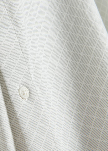 Светло-серая кэжуал, классическая рубашка в клетку Reserved