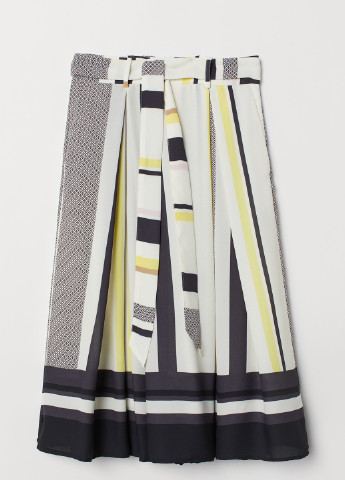 Разноцветная с рисунком юбка H&M