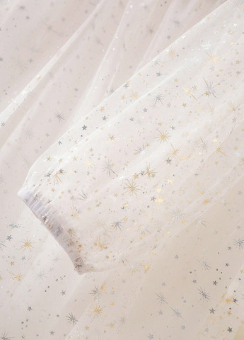 Белое праздничный, кэжуал платье а-силуэт SHEIN звезды