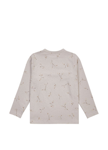 Бежевый демисезонный кэжуал лонгслив ArDoMi с рисунком