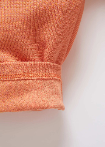 Оранжевые кэжуал демисезонные брюки зауженные DeFacto