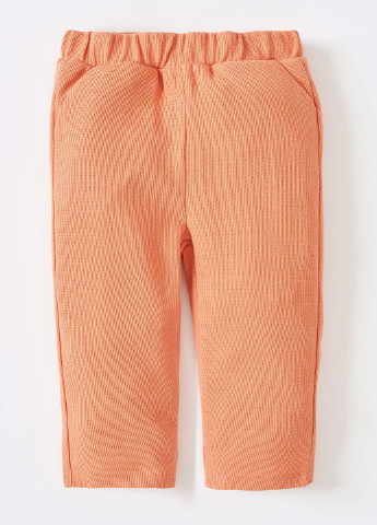Оранжевые кэжуал демисезонные брюки зауженные DeFacto