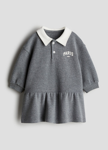 Серое платье H&M (364525277)