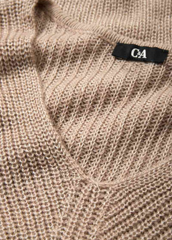 Бежевый демисезонный пуловер пуловер C&A