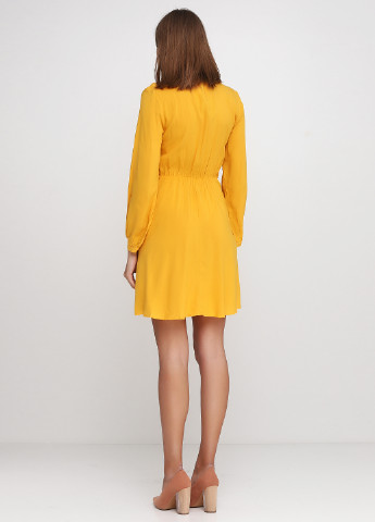 Жовтий кежуал платье H&M однотонна