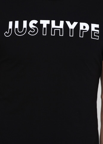 Черная футболка Just Hype