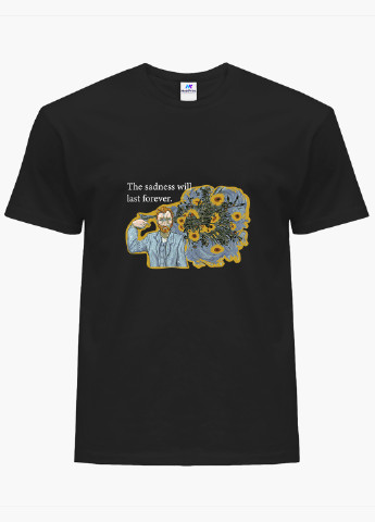 Черная футболка мужская винсент ван гог (vincent van gogh) (9223-2955-1) xxl MobiPrint