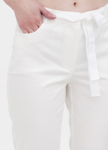 Молочные кэжуал летние зауженные брюки Creation L
