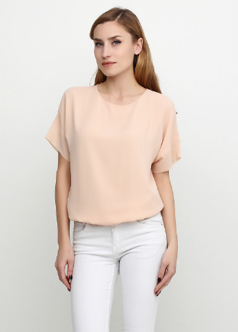 Персиковая летняя блуза Silvian Heach