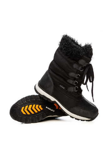 Черные дутика Icepeak со шнурками с мехом