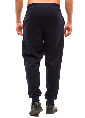Темно-синие кэжуал демисезонные со средней талией брюки Demma
