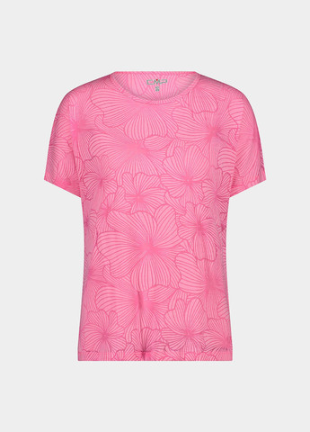 Розовая всесезон футболка CMP WOMAN T-SHIRT