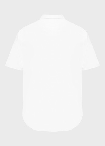 Белая кэжуал рубашка однотонная Calvin Klein