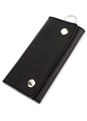 Подарунковий набір №33: Клатч Crez-02 + обкладинка на паспорт + ключниця (чорний) HandyCover однотонні чорні