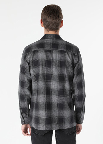 Черная кэжуал рубашка в клетку Colin's