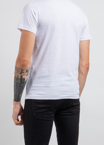 Белая белая футболка с принтом punk Ko Samui