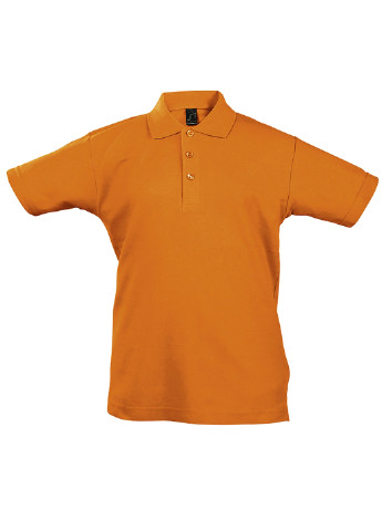 Оранжевая детская футболка-поло для мальчика Sol's