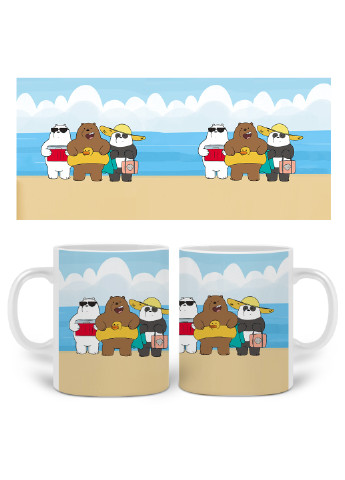 Кружка Вся правда про ведмедів (We Bare Bears) 330 мл горнятко керамічне (20259-2893) MobiPrint (224806145)