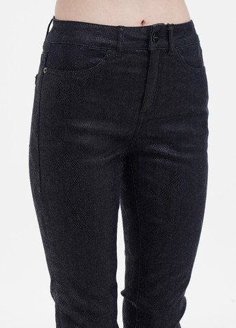 Темно-синие кэжуал демисезонные зауженные брюки Comma