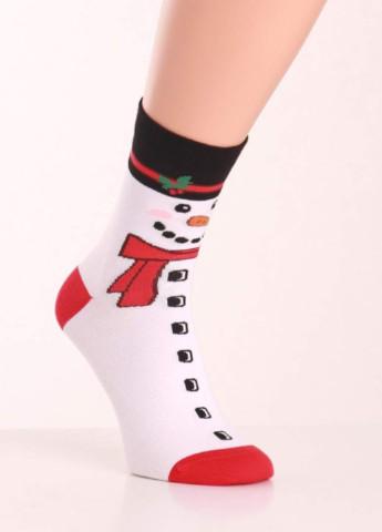 NTF Шкарпетки жін. US3 NEW YEAR 001-white-36-40 Siela (252868654)