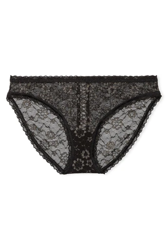 Чорний демісезонний комплект (бюстгальтер, трусики) Victoria's Secret