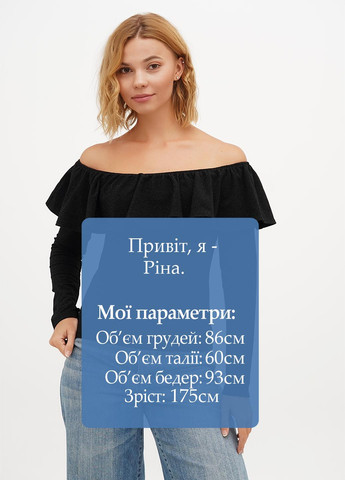 Чёрная блуза H&M