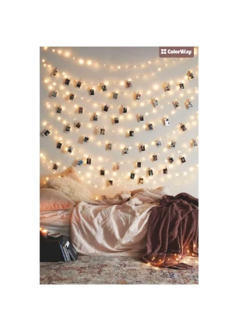 Гирлянда Светодиодная с прищепками для фото 40 LED/4.2M USB (CW-LCP-40L42BU) Colorway (251192813)