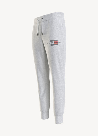 Штани Tommy Hilfiger джогери однотонні сірі кежуали бавовна