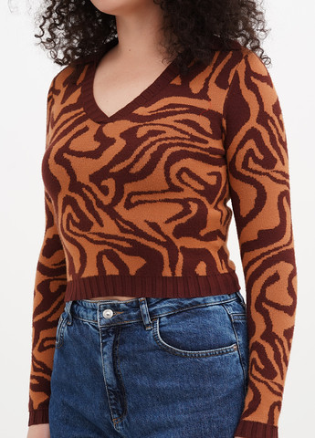 Коричневый демисезонный свитер Say What?