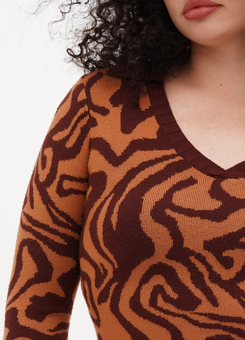 Коричневый демисезонный свитер Say What?