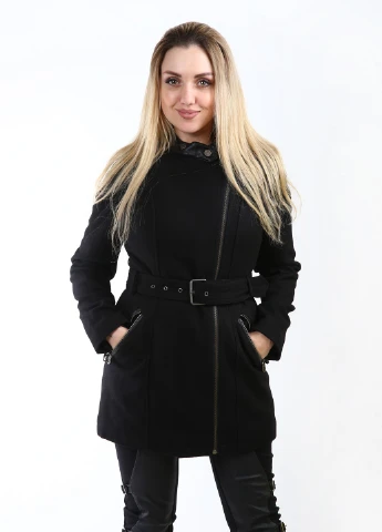 Чорне демісезонне Пальто Guess
