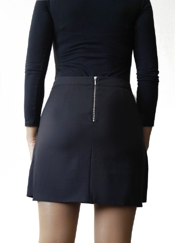 Черная кэжуал однотонная юбка ITSMINE тюльпан