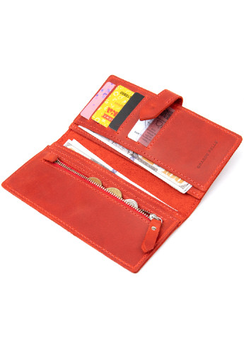 Женское кожаное портмоне 9х18х1,5 см Grande Pelle (252131097)