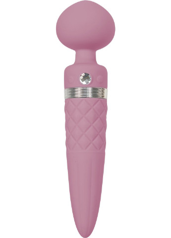 Вібромасажер 2-в-1 - Sultry Pink, класичний масажер і вібратор з ротацією, підігрів Pillow Talk (254551120)