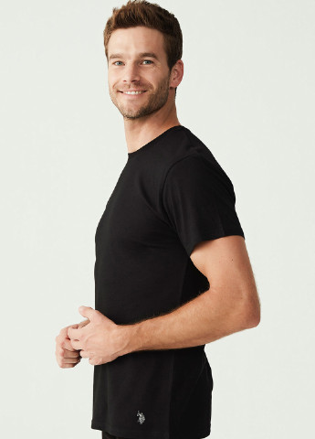 Черная футболка (2 шт.) U.S. Polo Assn.