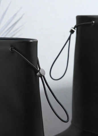 Черные осенние ботильоны SHEIN