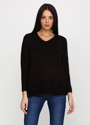 Черный демисезонный пуловер пуловер Long Island