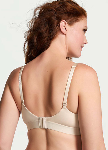 Бежевий демісезонний комплект (бюстгальтер, трусики) Victoria's Secret