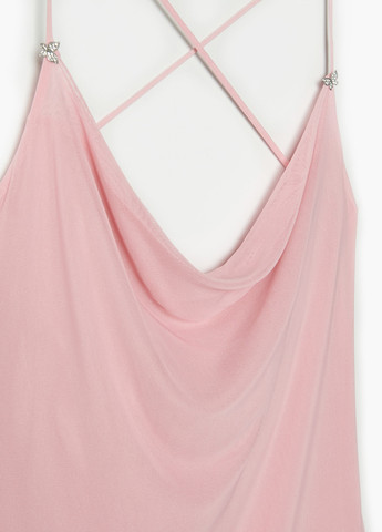 Рожева кежуал сукня сукня-комбінація Cropp однотонна