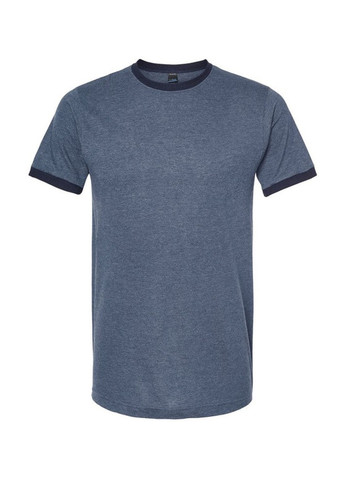 Темно-синяя футболка Tultex