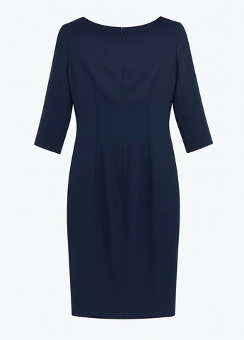 Темно-синя святковий, кежуал сукня футляр Sassofono однотонна