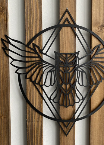 Настенный Декор Панно Картина Лофт Из Металла Сова Home (256522769)