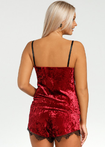 Червона всесезон піжама (майка, шорти) майка + шорти Ghazel