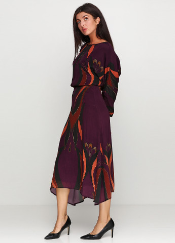 Фиолетовое кэжуал платье Gestuz с абстрактным узором