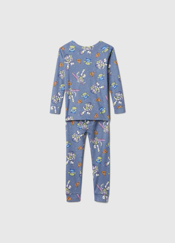 Синя всесезон піжама (лонгслів, штани) лонгслів + брюки Gap
