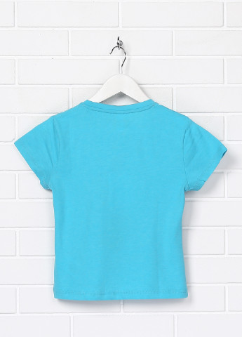 Голубая летняя футболка с коротким рукавом ENERGETICS