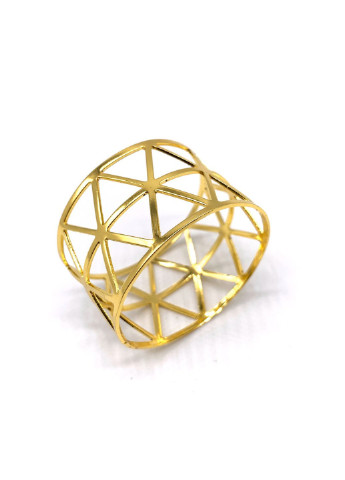 Кольцо для салфеток Треугольник 6901 золотистое Power (254441191)