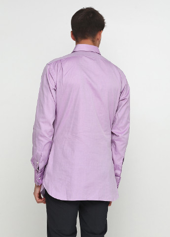 Лавандовая кэжуал рубашка меланж Ralph Lauren с длинным рукавом